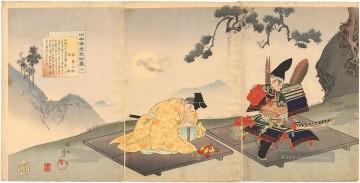  kano - Nihon Rekishi Kyokun Ga Lehren aus der japanischen Geschichte Toyohara Chikanobu Japanisch
